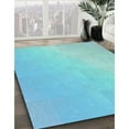 thumbnail image 2 of Ahgly Company Indoor Square Patterned Blue Turquoise Green Area Rugs, 3' Square, 2 of 6