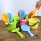 thumbnail image 2 of Juego de 4 herramientas ecológicas para excavar arena con balde: juguetes de playa seguros y divertidos para la interacción entre padres e hijos, la coordinación mano-ojo y el juego con agua en, 2 of 7