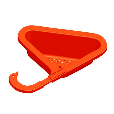 

Retractable Swan Drain Basket Multi Functional Strainer Ing Hanging Rack Triangular Sink Basket Filtering Rack
