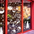thumbnail image 4 of hojas de pegatinas navideñas para ventanas, pegatinas decorativas navideñas con copos de nieve para ventanas, pegatinas navideñas reutilizables de PVC electrostático para ventanas (Style2), 4 of 5