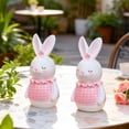 thumbnail image 4 of Easter Decor Easter Bunny Animals Ornament Minimalist Style Living Room Tabletop Spring Holiday Decor Home Decor Collection, 4 of 6