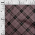 thumbnail image 1 of oneOone Tissu Tabby en Soie Tartan Décor Tissu Imprimé BTY 42 Pouces de Large, 1 of 4