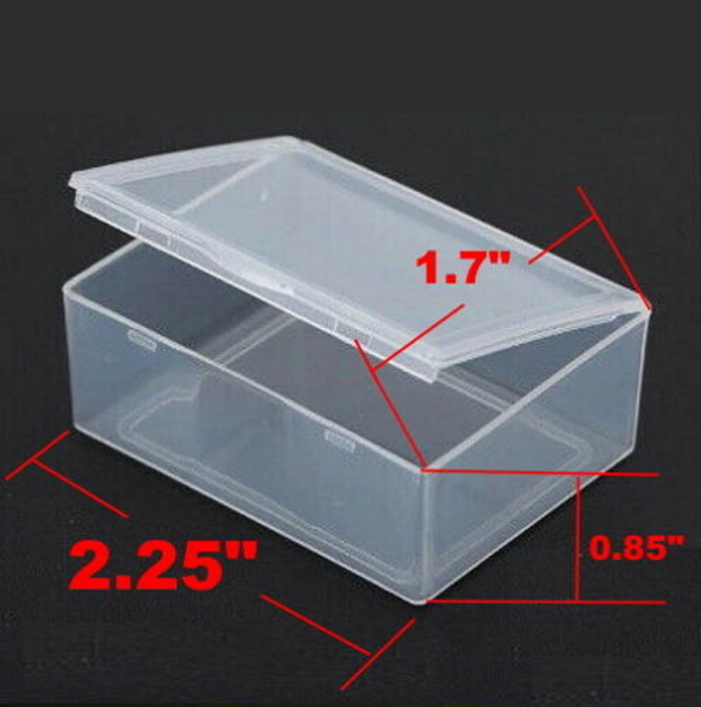 4Pcs Small Storage Container, Storage Box Plastic, Table