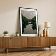 thumbnail image 2 of BRIDGE OVER STILL WATERS - Austin Texas Photography Bridge Nature Landscape Scenic Forest Black Framed Wall Art Print 16 x 24 inches, 2 of 8