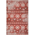 thumbnail image 1 of 8' x 10' Quick Dry Traditional Red Beige Indoor/Outdoor Rug, 1 of 7