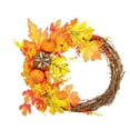 thumbnail image 1 of Fall Wreath, DIY Simulated Autumn Wreath  For Halloween For Christmas For Home Decoration, 1 of 7