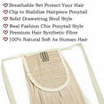 thumbnail image 5 of SEGO Clip in Hair Extensions Long Straihght Ponytail Extensions Clip on Hair Pieces for Women, 5 of 6