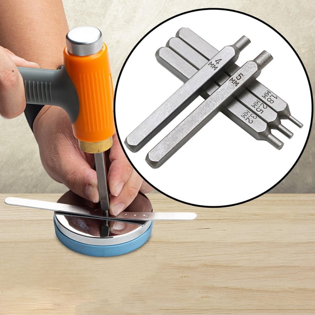 Punzones de Estampación Yinane 5 Piezas Metal para Joyería