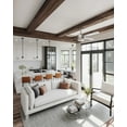 thumbnail image 3 of Design House Cali 52" Indoor Ceiling Fan with LED Kit, 4-Blades, and Wall Control, Brushed Nickel, 3 of 24
