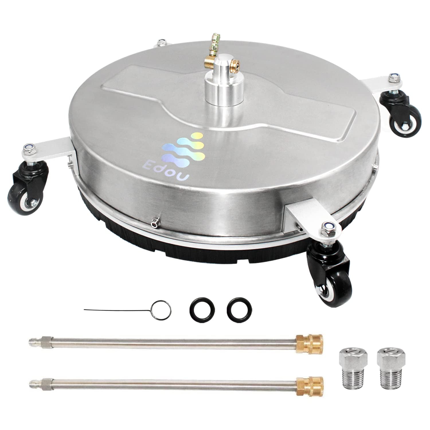 18" EDOU Direct Pressure Washer Surface Cleaner Stainless Steel
