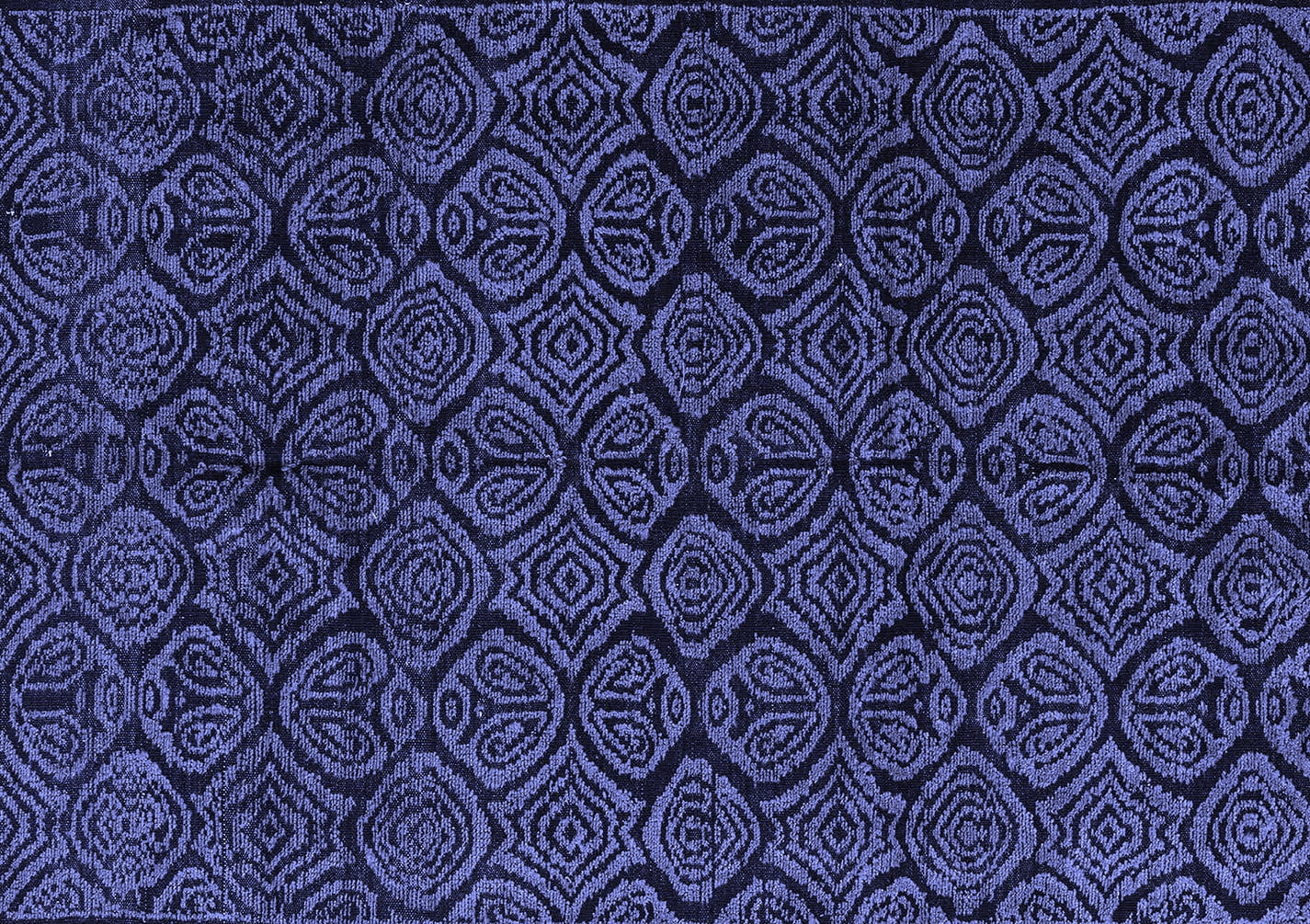 Ahgly Company Indoor Rectangle Abstract Blue Modern Area Rugs, 2' x 5 ...