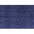 thumbnail image 1 of Ahgly Company Indoor Rectangle Abstract Blue Modern Area Rugs, 5' x 7', 1 of 4