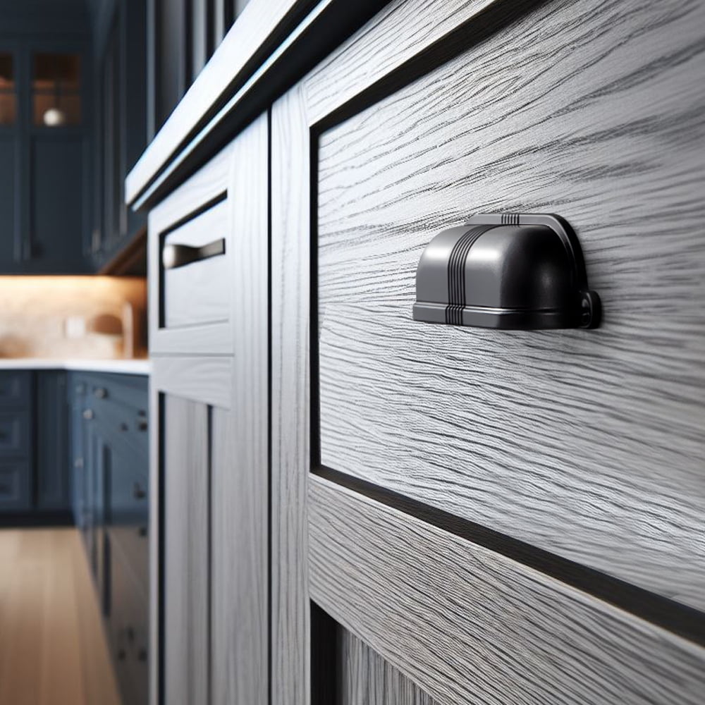 Goo-Ki 12 Pack 2.5''(64 MM) Hole Centers Matte Black Cabinet Handles, Luxury Zinc Alloy Cabinet Cup Pulls for Dresser,Drawer,and Cupboard