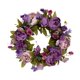 thumbnail image 3 of Decoración de flores de flores de peonía artificial Peonies de seda floreciente Violeta para la puerta delantera de 16 pulgadas para la boda de la, 3 of 9