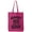 Hot Pink, variant on Support Those Who Serve Cotton Canvas Tote Bag