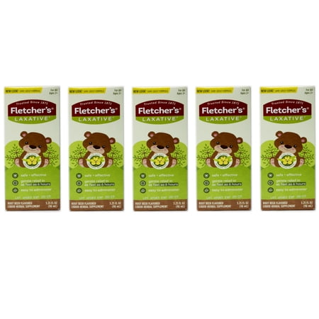 5 Pack - Fletcher's Laxative For Kids 3.25oz Each