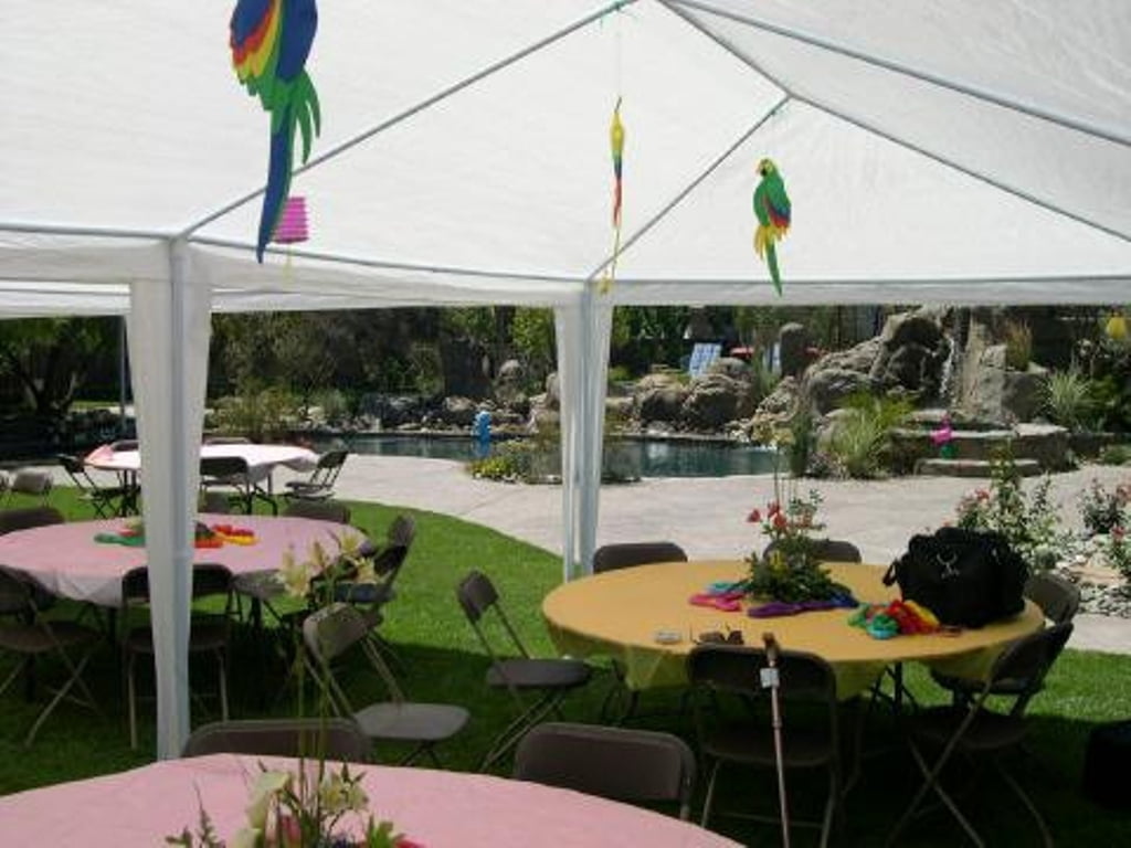 Outdoor Play Palm Springs  Palm Springs Outdoor 10 x 20 Wedding Party Tent Gazebo Canopy with Sidewalls