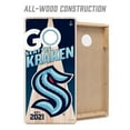 thumbnail image 4 of YouTheFan NHLSeattle Kraken 2' x 4' Cornhole Game, 4 of 6