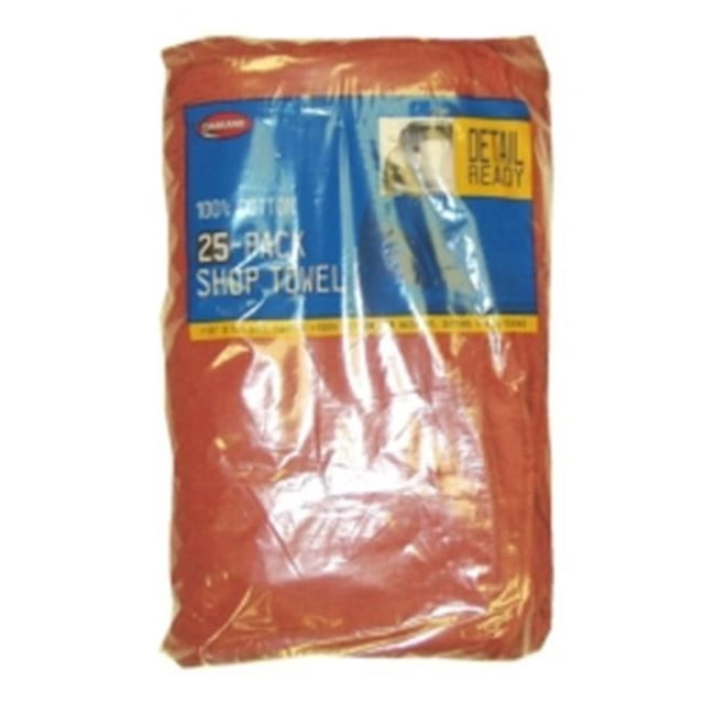 40048 Boutique Détaillant Serviettes&44; Rouge - Pack de 25