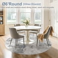 thumbnail image 2 of Living Room Area Rugs - x Abstract Large Soft Indoor Washable Rug Neutral Modern Low Pile Carpet for Bedroom Dining Room Farmhouse Home Office -, 2 of 8