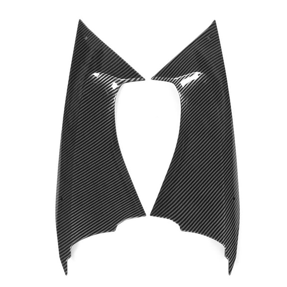 2pcs Carbon Fiber Style Side Air Duct Cover Fairing Insert Part Fit for Yamaha YZF R6 2008‑2016