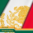 thumbnail image 4 of G128 Combo Pack: American USA Flag 3x5 Ft & Mexico Mexican Golden Coat of Arms Flag 3x5 Ft | Both LiteWeave Pro Series Printed 150D Polyester, Brass Grommets, 4 of 8