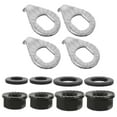 JMXIANG 1 Set Bike Nuts Wheel Axle Nut and Safety Hanger Kit Bike Steel
