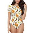 thumbnail image 2 of Picia Squirrel Eating Nuts Womens One Piece Swimsuits Modest Tummy Control Bathing Suits Lace Up Slimming Swim Suit-Medium, 2 of 9