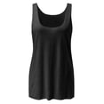 thumbnail image 4 of Endives Women's Tanks Tops Summer Shirts Casual Chiffon Sleeveless Top Shirts Elegant Solid U Neck Sports Top Blouses, 4 of 5