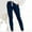 Dark Blue, variant on Babysbule Women High Waist Casual Wide Leg Long Pants Women Casual Solid Straight Leg Pants Waistband Bandage Mid-Waist Pants Trousers