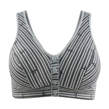Juslio Minimizer Bras for Women Athletic Lace Wirefree Solid Vest Breasted Bra