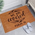 thumbnail image 6 of Clearance Sale Rongxk 1Pc Door Mat Carpet We Are Covered Psalms 91 Religious Doormat, 6 of 9