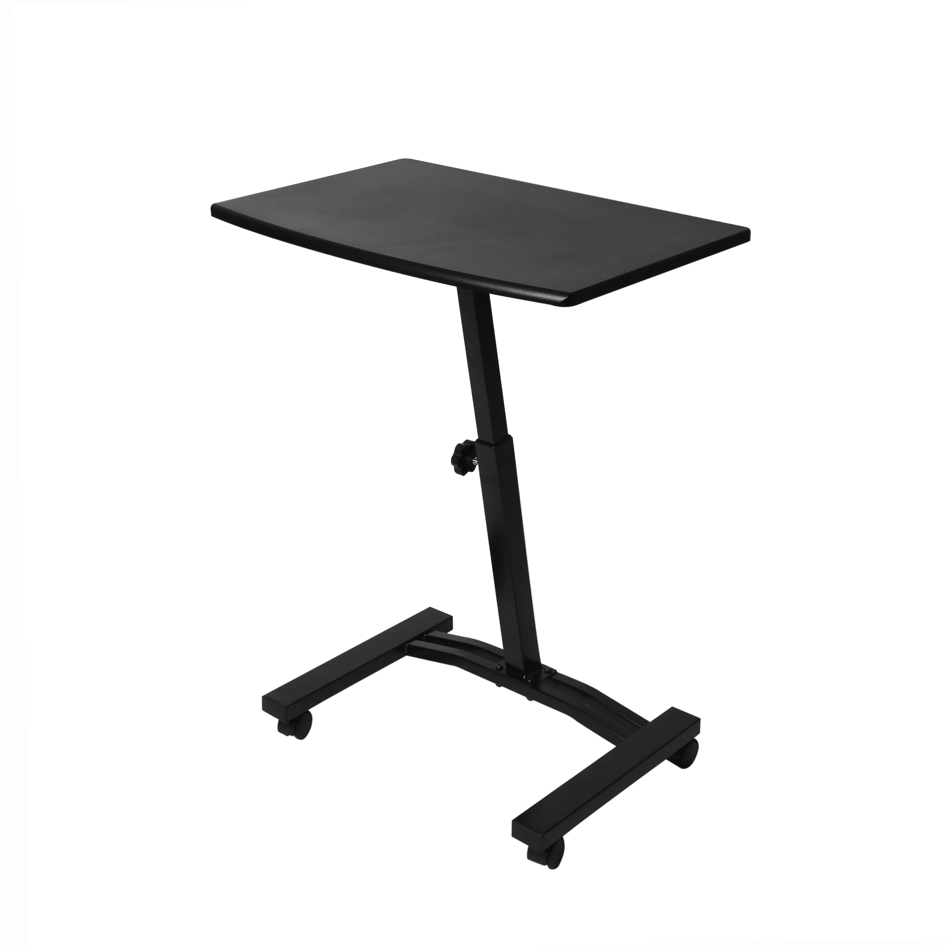 Seville Classics Mobile Laptop Computer Desk Cart, HeightAdjustable