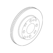 Genuine OE Mitsubishi Rotor - 4615A105 Fits select: 2014-2015 MITSUBISHI MIRAGE DE