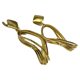 thumbnail image 1 of Pendientes multicapa de acero de titanio europeo y americano chapados en oro real, adornos para las orejas con temperamento, no pierden el color de los adornos de alta calidad., 1 of 5