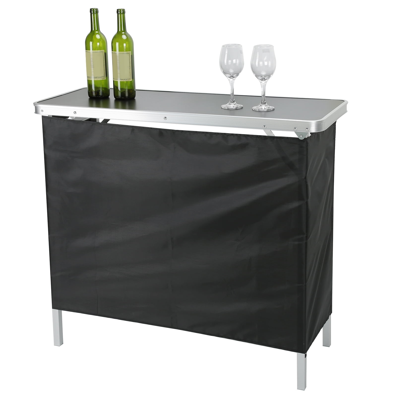 Octpeak Portable Party Bar Table for Indoor/Outdoor,Multipurpose Folding Storage Table,38.2 x 15.0 x 34.6 inch