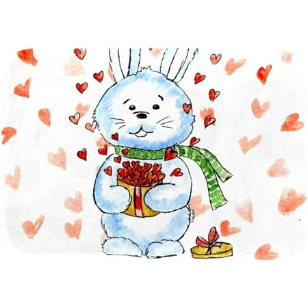 

I Love You Door Mat Quick Dry Shoe Scraper Stain and Fade Resistant Repels Water Doormat Low Profile Mats for Indoor Outdoor Entry 20x32 Inch