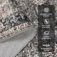 thumbnail image 2 of Qinaqin 8*10ft (244*305cm) 100% Polyester Rug 350Gsm Velvet cm de Anchoeight (Total About 1150Gsm) Pearl Cotton Tpr Anchoashed Folding Backing Carpet Som-Persia-Arbor Verde, 2 of 7