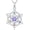 Lotus Chakra-2, variant on 925 Sterling Silver Hamsa Hand Necklace for Women Natural Abalone Shell Lotus Flower Evil Eye Pendant Spiritual Protection Amulet Boho Jewelry Gifts for Yoga Meditation Lover