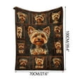 thumbnail image 4 of Fwttom Throw Blanket for Couch, Cute Blankets And Throws with Yorkshire Terrier Pattern, Flannel Blankets for Beds Home Decor Office Sofa Napping Camping, 4 of 4