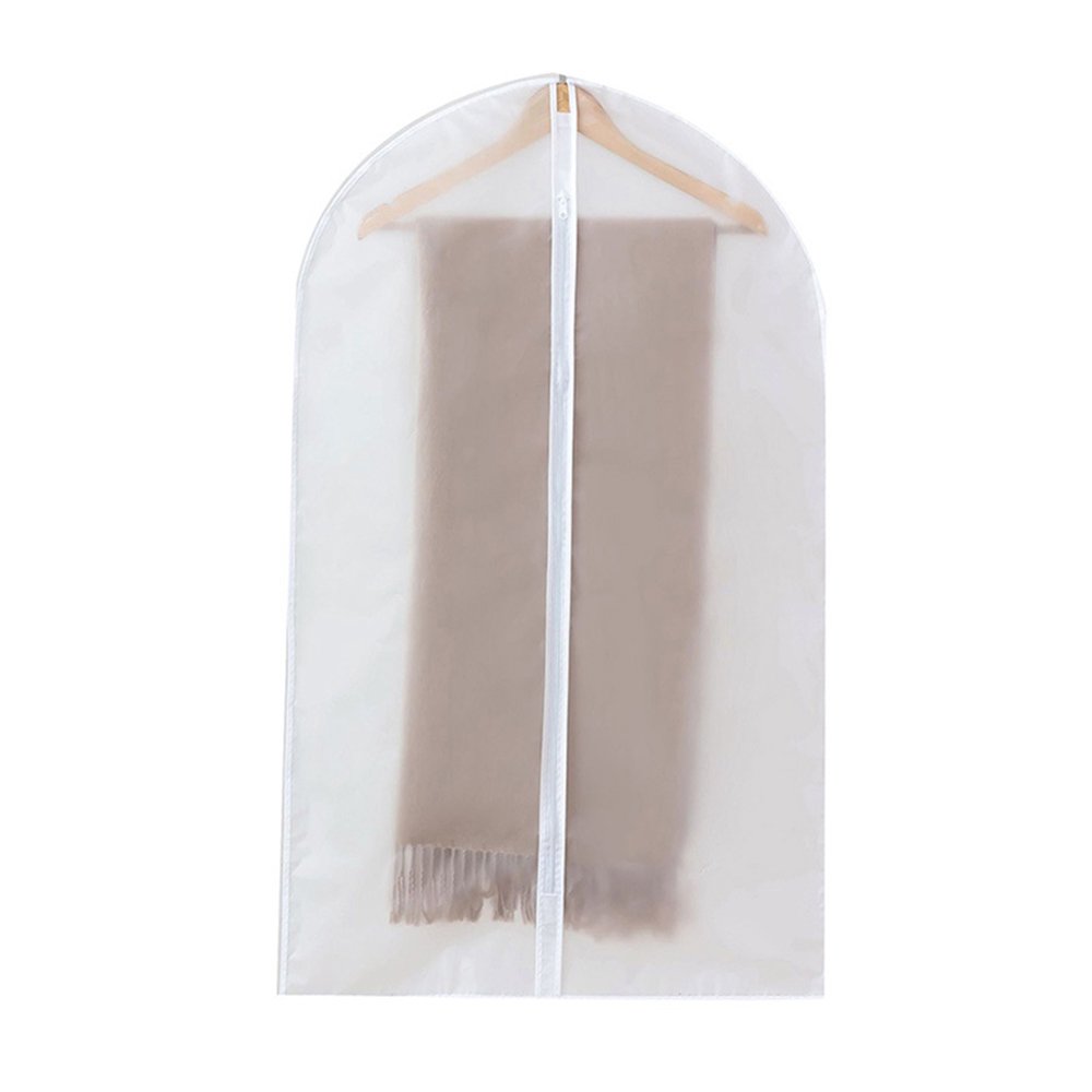 Hanging Garment Bag Lightweight Clear Full Zipper Suit Bag, PEVA Moth