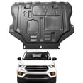 thumbnail image 1 of Mud Flaps Engine Guards for Ford Escape 2013 2014 2015 2016 2017 2018 2019 Front Engine Splash Shield Guards Suitable for Escape Under Engine Cover Directly Replace Original One Black, 1 of 4