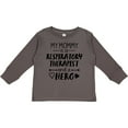 thumbnail image 3 of Inktastic My Mommy is a Respiratory Therapist and a Hero Boys or Girls Long Sleeve Toddler T-Shirt, 3 of 5