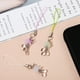 thumbnail image 2 of 3 piezas de correas de colgantes para teléfono, correas de muñeca para teléfono, pulsera, llavero, dijes para niñas y mujeres, 2 of 5