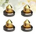 thumbnail image 6 of 4pcs Pure Copper Speaker Spikes Stand Feet Pad Turntable DIY Speaker Stand Pins and Pads, 6 of 10