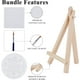 thumbnail image 4 of Kit de pintura al óleo y acuarela de 14 piezas (3 tipos diferentes): 6 caballetes de madera, 6 pinceles y 2 paletas. Incluye 6 caballetes de madera, 6 pinceles y 6 pinceles., 4 of 8