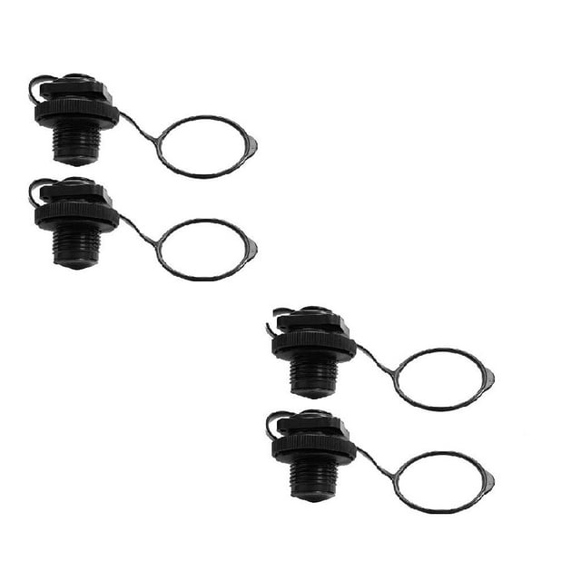S SERENABLE 2 Pair Inflatable Boat Tender Raft Dinghy Kayak Canoe Air Valve Water Sports