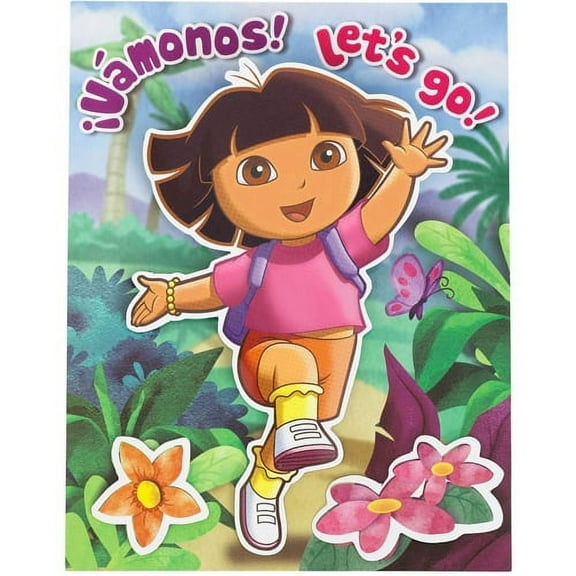 Dora the Explorer Novelty Invitations w/ Envelopes (8ct)
