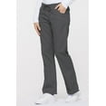 thumbnail image 6 of Dickies EDS Essentials Scrubs Pant for Women Mid Rise Straight Leg Drawstring DK010T, M Tall, Wine, 6 of 8