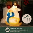 thumbnail image 5 of Fraser Hill Farm 32 in Holiday Blow Mold Nativity, FFBM-1NAT-MLT, 5 of 10